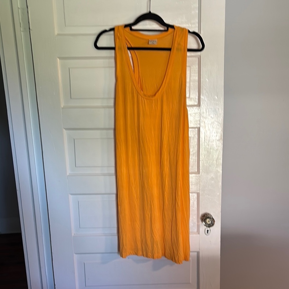 Soma Vibrant Tennessee Orange Sleeveless Racerback Dress